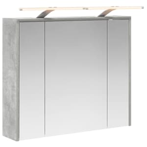 Koupelnová zrcadlová skříň Betonově šedá 73,5 x 16 x 62,5 cm - obrázek 2