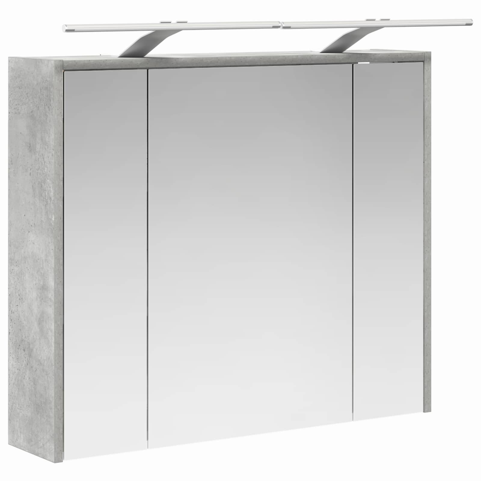 Koupelnová zrcadlová skříň Betonově šedá 73,5 x 16 x 62,5 cm - obrázek 5