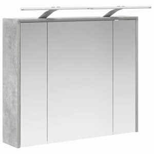 Koupelnová zrcadlová skříň Betonově šedá 73,5 x 16 x 62,5 cm - obrázek 5