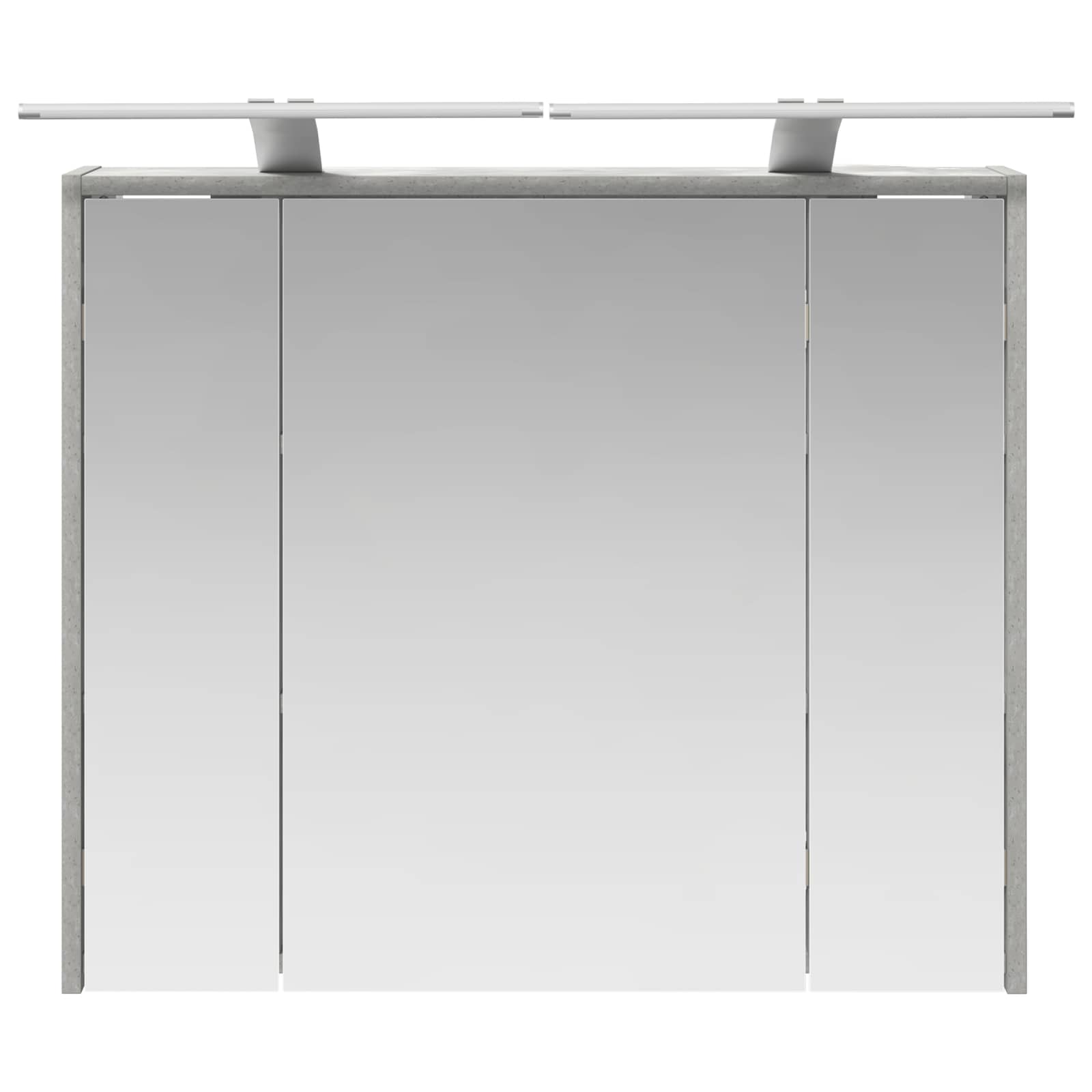 Koupelnová zrcadlová skříň Betonově šedá 73,5 x 16 x 62,5 cm - obrázek 6