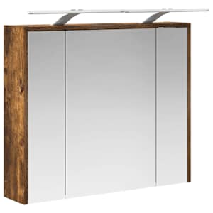 Koupelnová zrcadlová skříň Kouřový dub 73,5 x 16 x 62,5 cm - obrázek 5