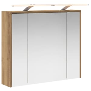 Koupelnová zrcadlová skříň Umělecký dub 73,5 x 16 x 62,5 cm - obrázek 2