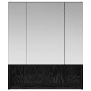 Koupelnová zrcadlová skříň s policí Černý dub 60 x 14.5 x 70 cm - obrázek 5
