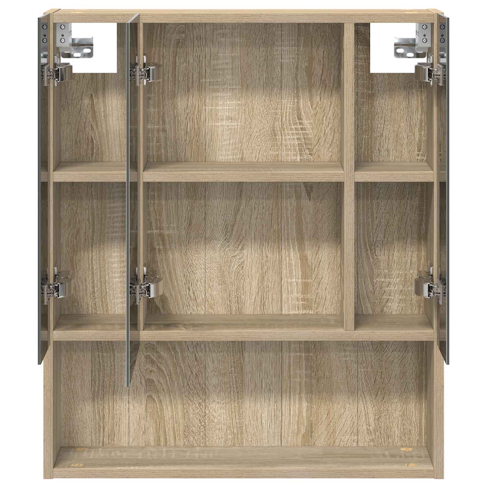 Koupelnová zrcadlová skříň Sonoma dub 60 x 14.5 x 70 cm - obrázek 6
