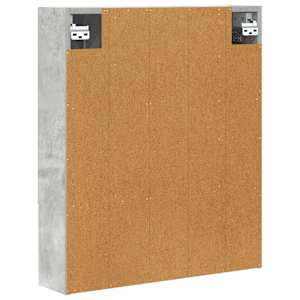 Koupelnová zrcadlová skříň Betonově šedá 60 x 14.5 x 70 cm - obrázek 8