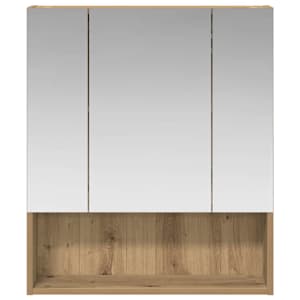 Koupelnová zrcadlová skříň Umělecký dub 60 x 14.5 x 70 cm - obrázek 5