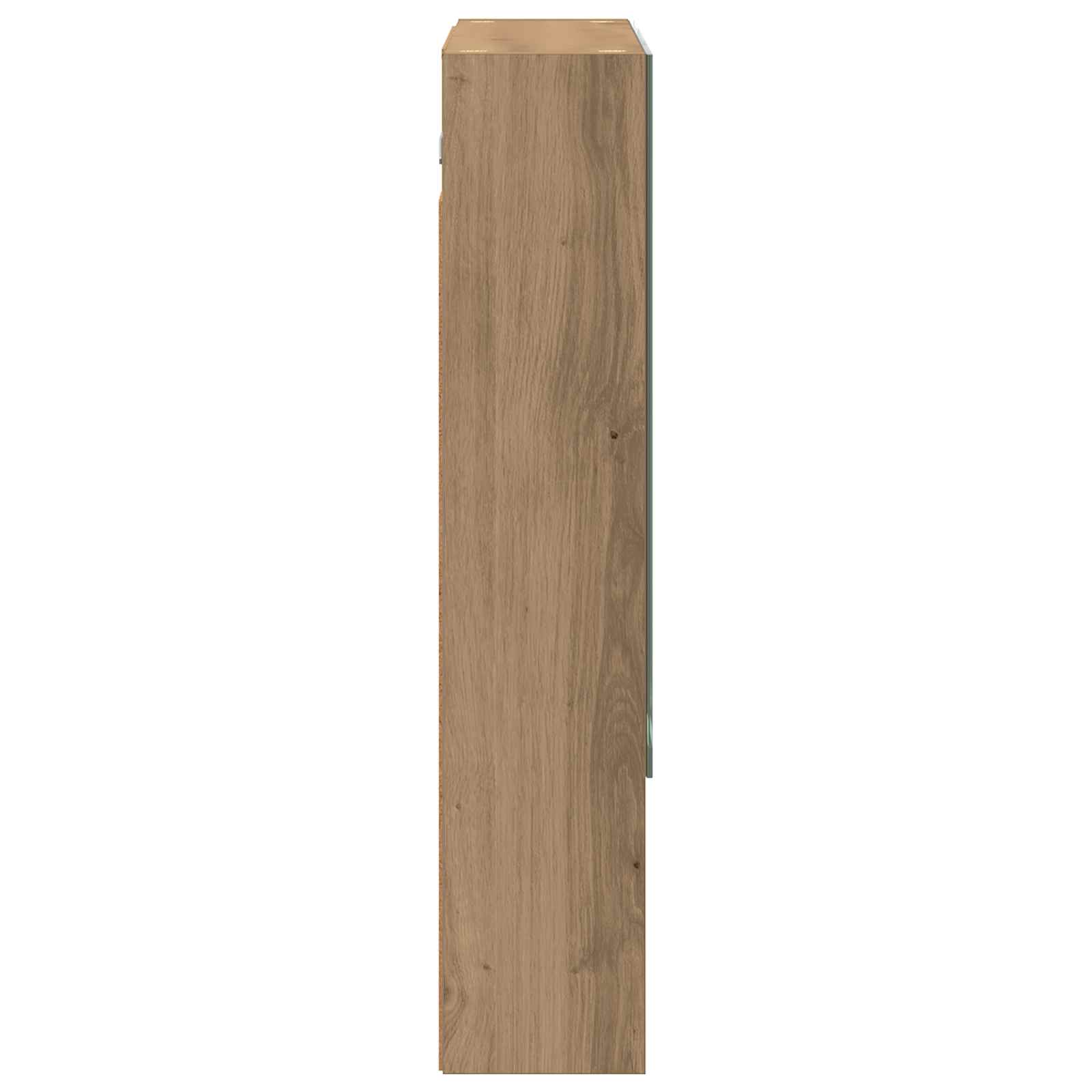 Koupelnová zrcadlová skříň Umělecký dub 60 x 14.5 x 70 cm - obrázek 7