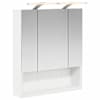 vidaXL Vannitoa peeglikapp Valge 60 x 14.5 x 70 cm Tehispuit