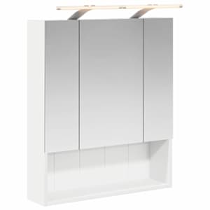 Koupelnová zrcadlová skříň s policí Bílá 60 x 14.5 x 70 cm - obrázek 2