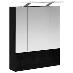 Koupelnová zrcadlová skříň s policí Černý dub 60 x 14.5 x 70 cm - obrázek 5