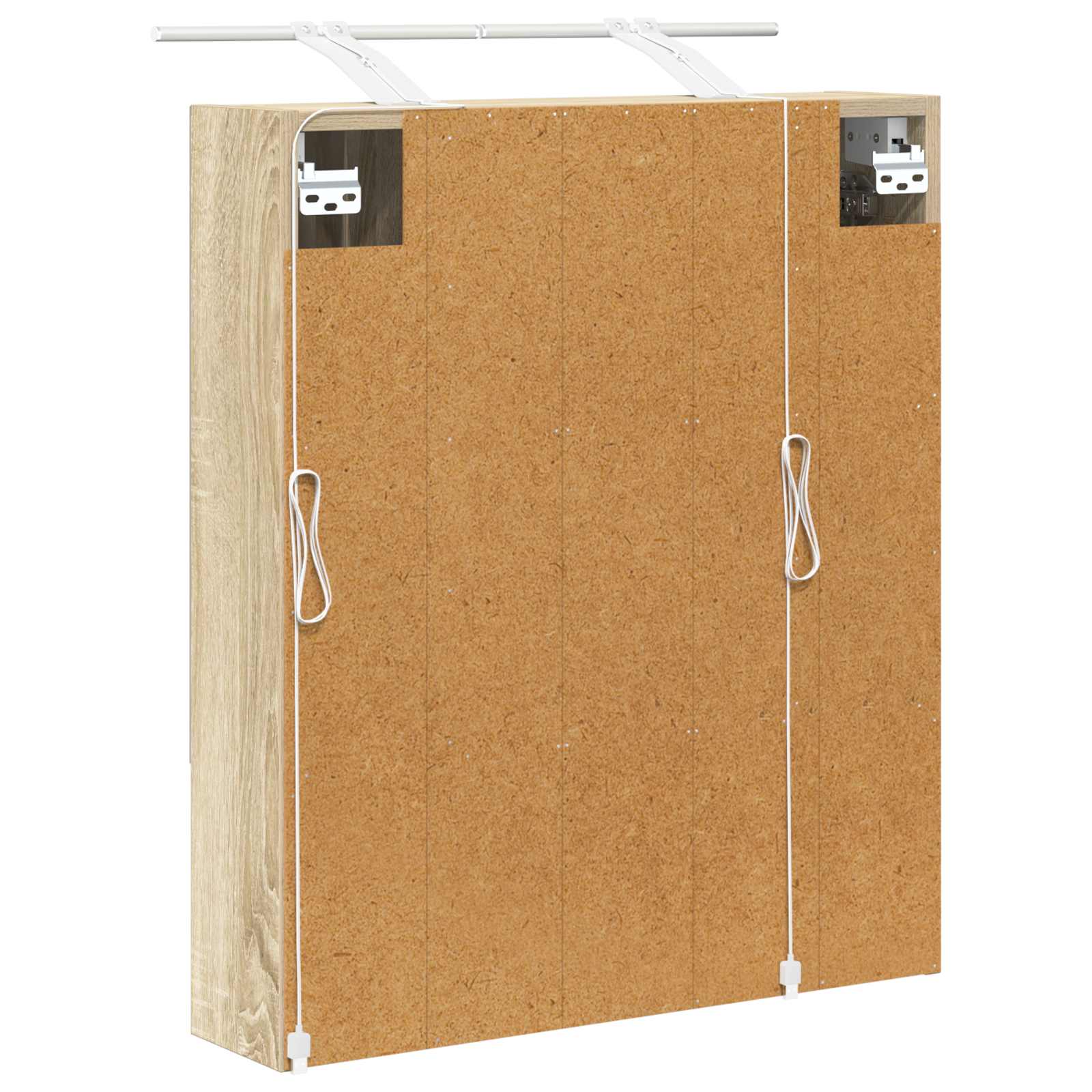 Koupelnová zrcadlová skříň Sonoma dub 60 x 14.5 x 70 cm - obrázek 9
