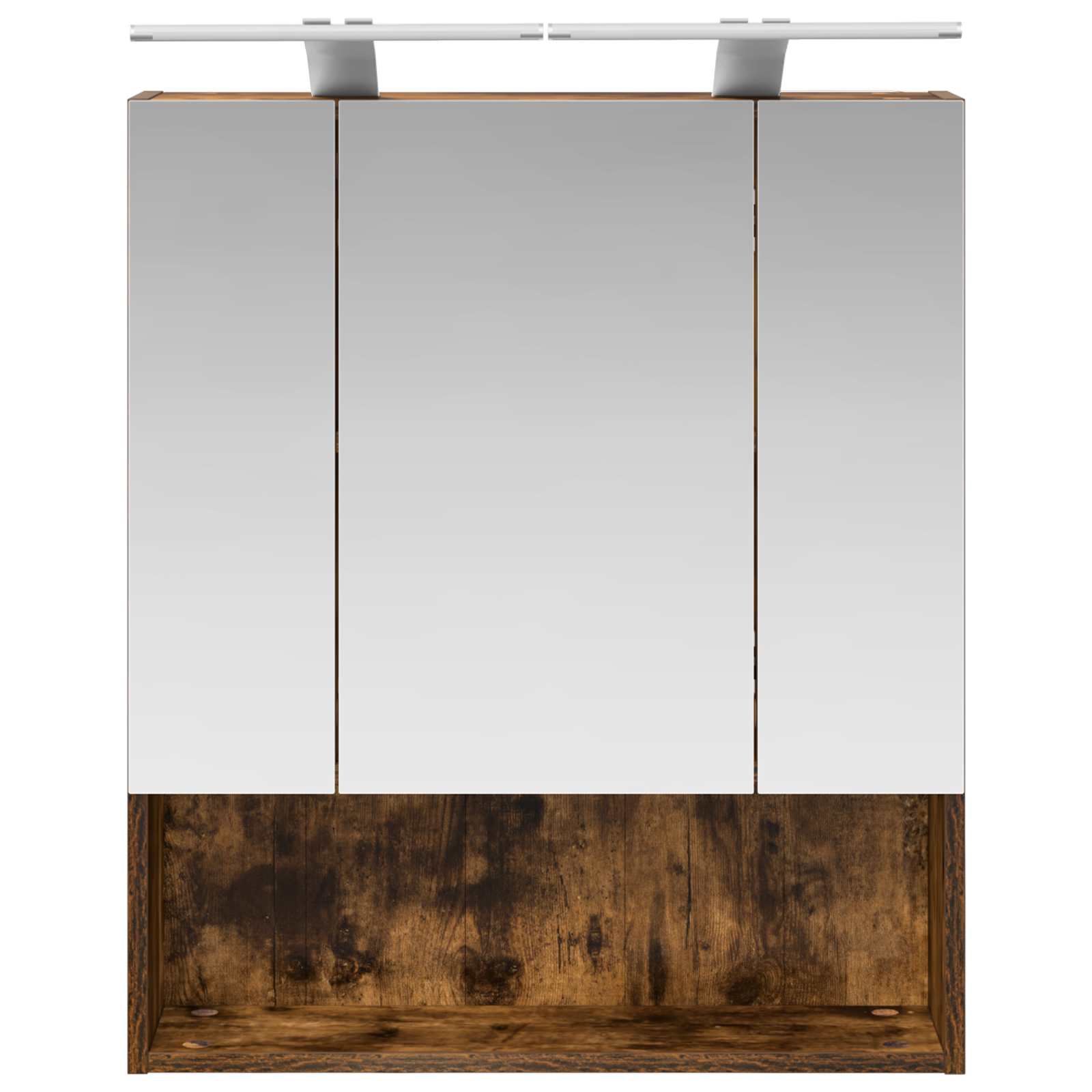 Koupelnová zrcadlová skříň Kouřový dub 60 x 14.5 x 70 cm - obrázek 6
