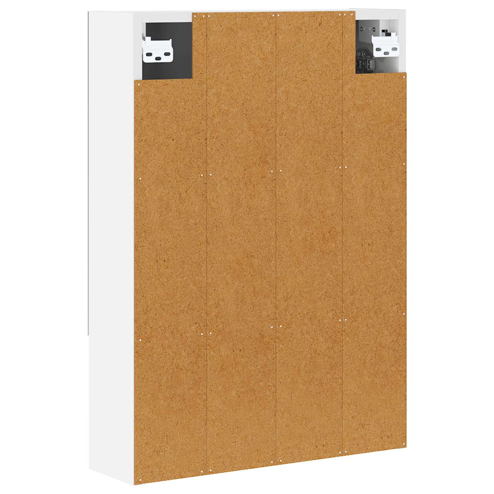 Badkamer spiegelkast Wit 50 x 14,5 x 70 cm Bewerkt hout - Afbeelding 8