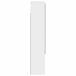 Koupelnová zrcadlová skříň s policí Bílá 50 x 14,5 x 70 cm - obrázek 7