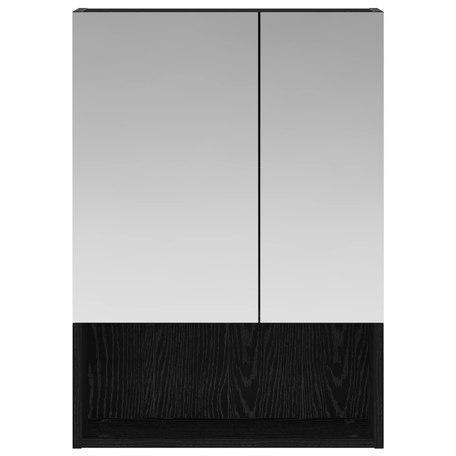 Koupelnová zrcadlová skříň s policí Černý dub 50 x 14,5 x 70 cm - obrázek 5
