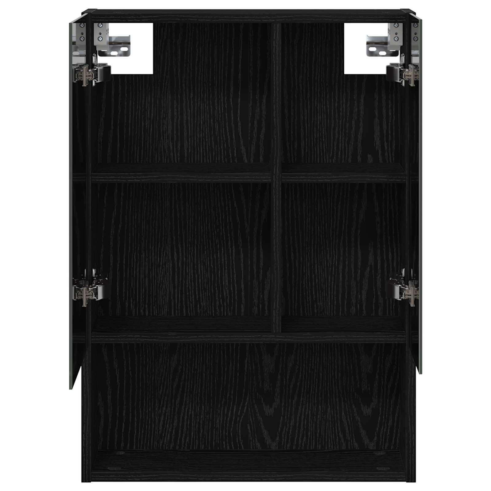 Koupelnová zrcadlová skříň s policí Černý dub 50 x 14,5 x 70 cm - obrázek 6