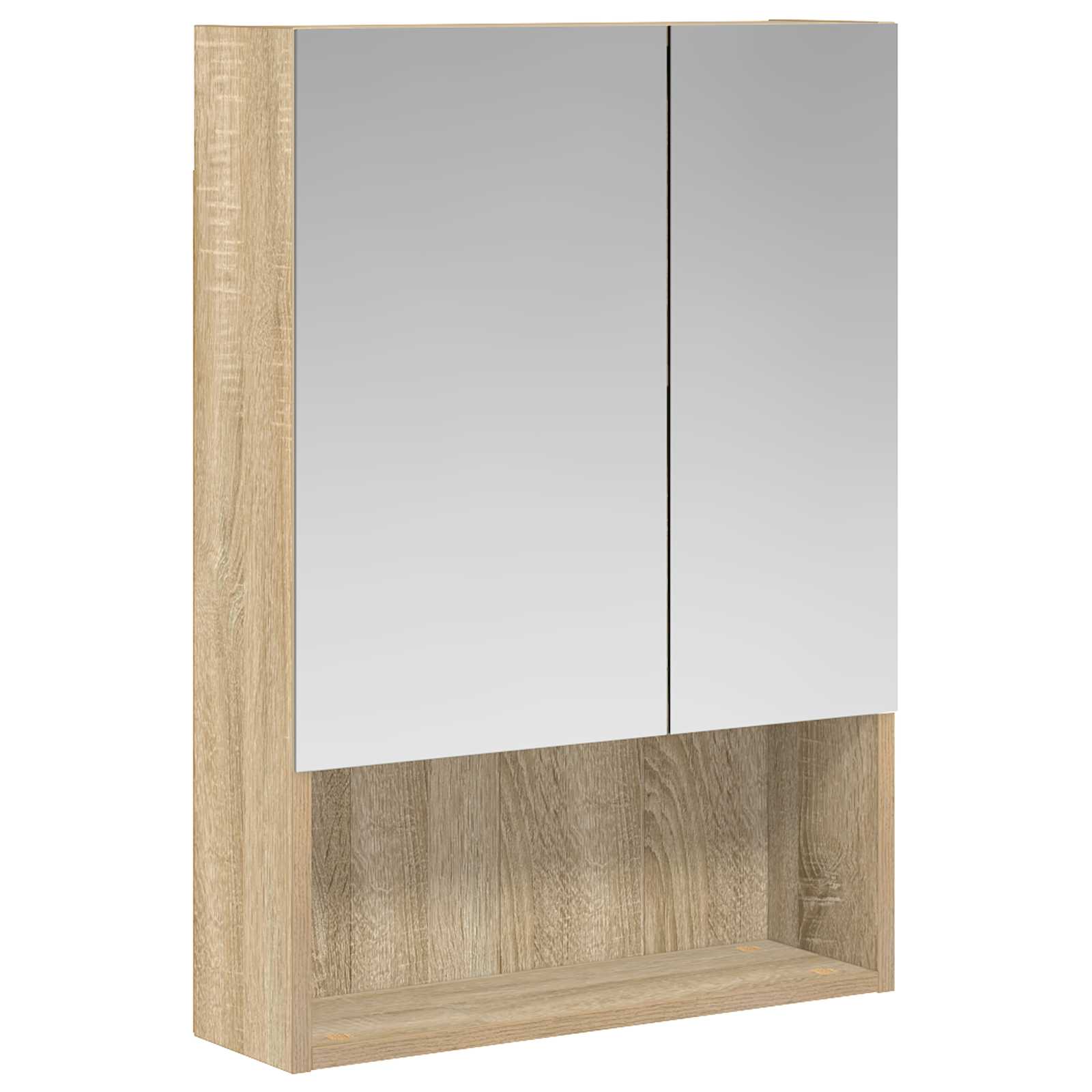 Koupelnová zrcadlová skříň Sonoma dub 50 x 14,5 x 70 cm - obrázek 2