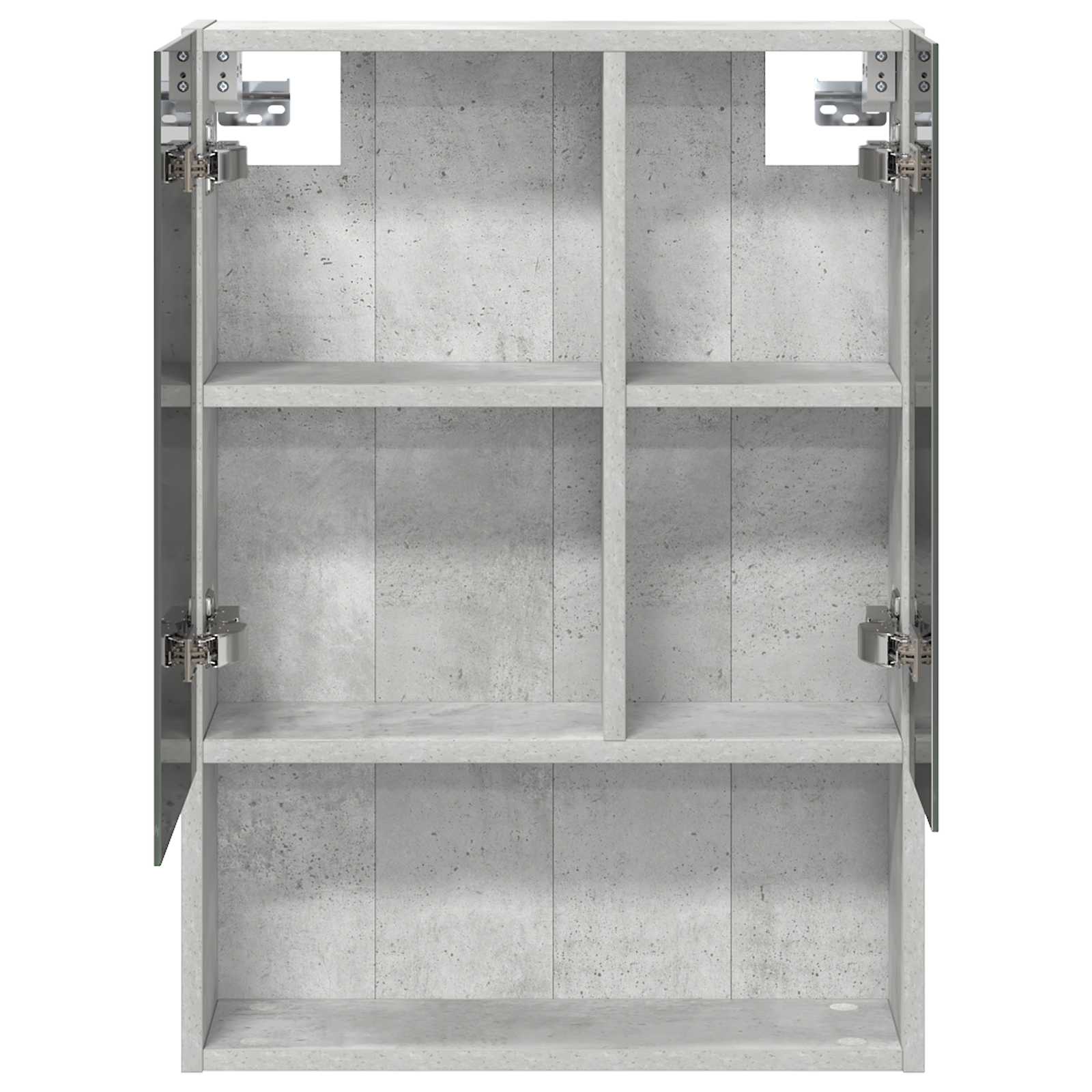 Koupelnová zrcadlová skříň Betonově šedá 50 x 14,5 x 70 cm - obrázek 6