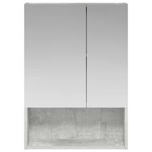 Koupelnová zrcadlová skříň Betonově šedá 50 x 14,5 x 70 cm - obrázek 5