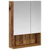 vidaXL Vannitoa peeglikapp Vana puit 50 x 14,5 x 70 cm Tehispuit