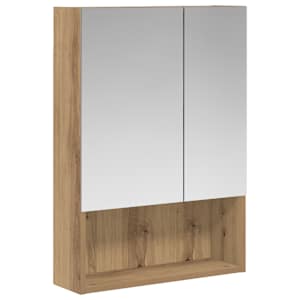 Koupelnová zrcadlová skříň Umělecký dub 50 x 14,5 x 70 cm - obrázek 2