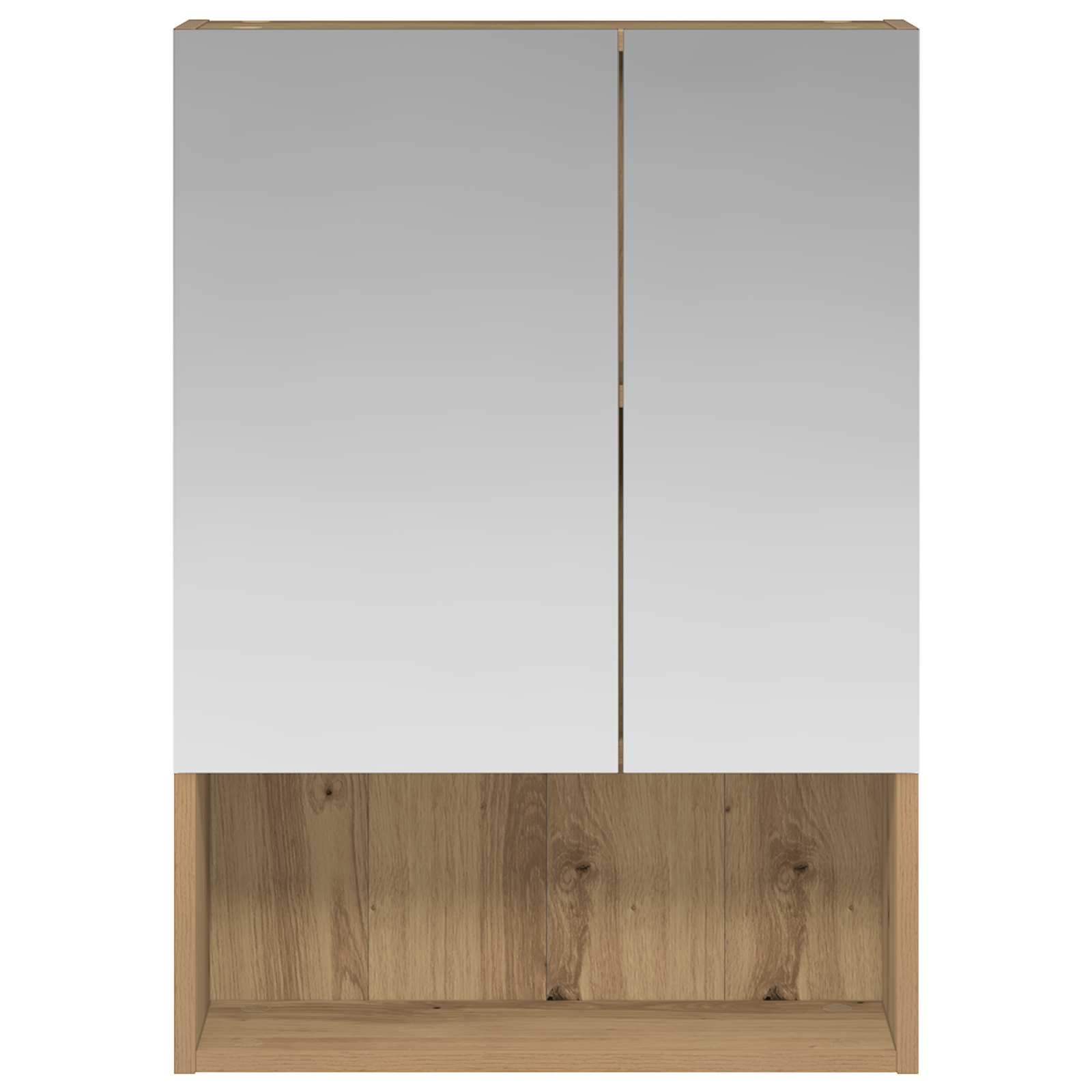 Koupelnová zrcadlová skříň Umělecký dub 50 x 14,5 x 70 cm - obrázek 5
