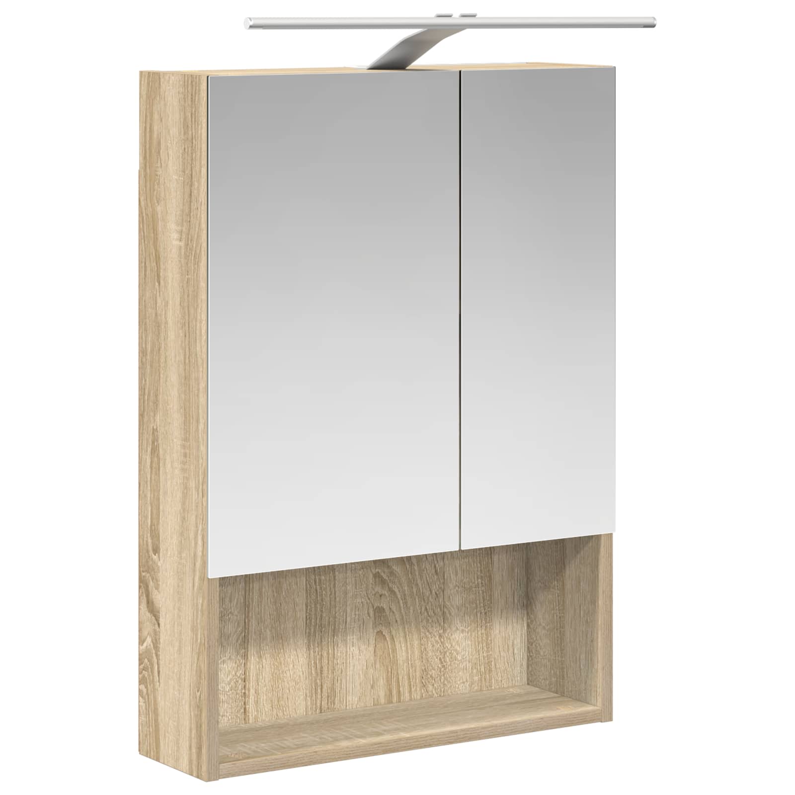 Koupelnová zrcadlová skříň Sonoma dub 50 x 14,5 x 70 cm - obrázek 5