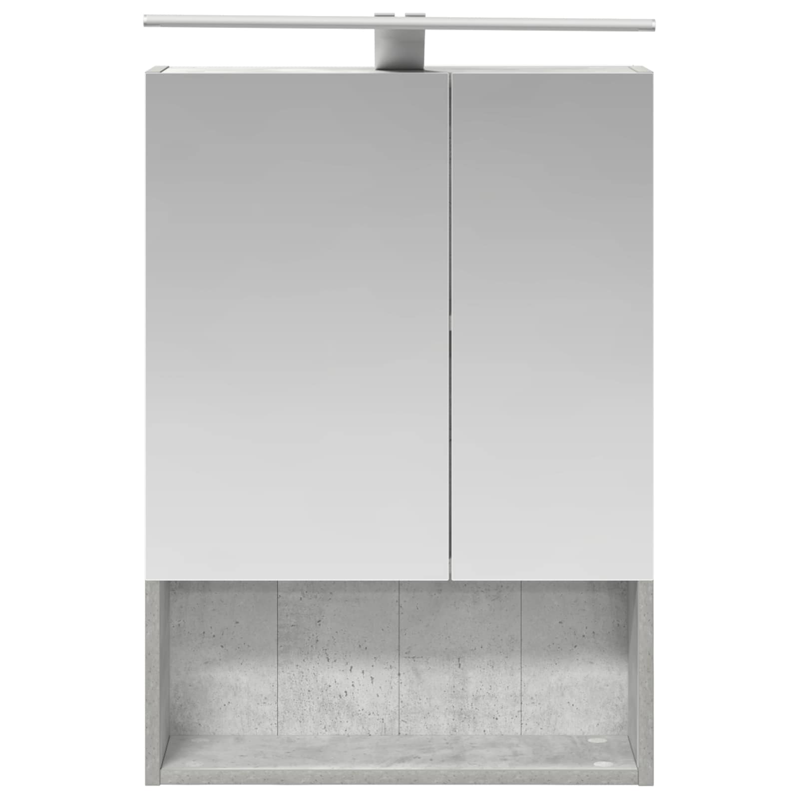 Koupelnová zrcadlová skříň Betonově šedá 50 x 14,5 x 70 cm - obrázek 6