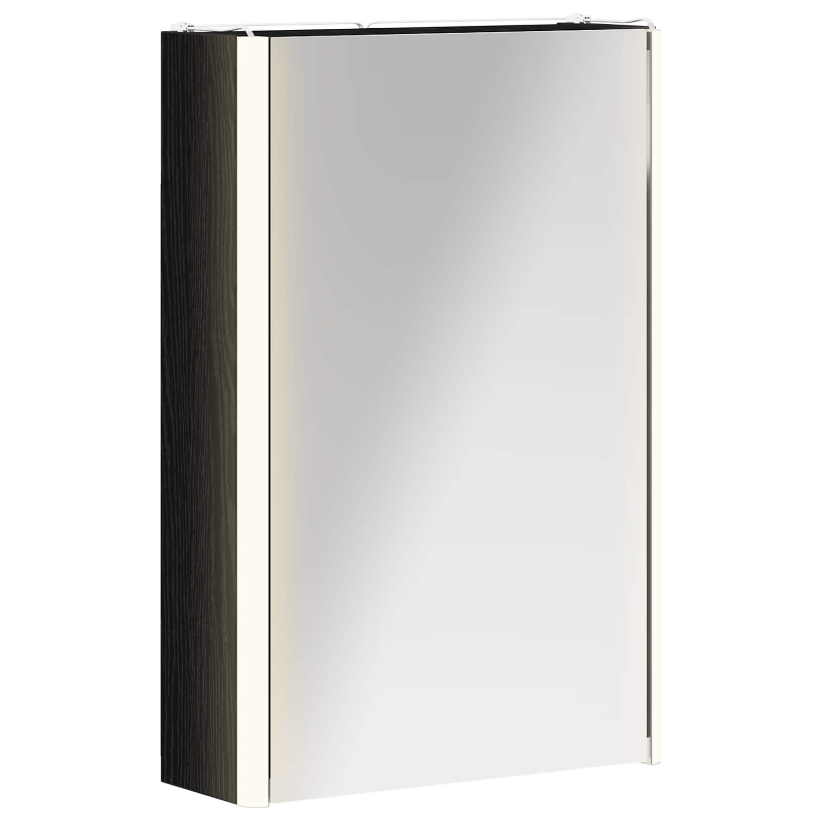 Koupelnová zrcadlová skříň Černý dub 33 x 11,5 x 50 cm - obrázek 2