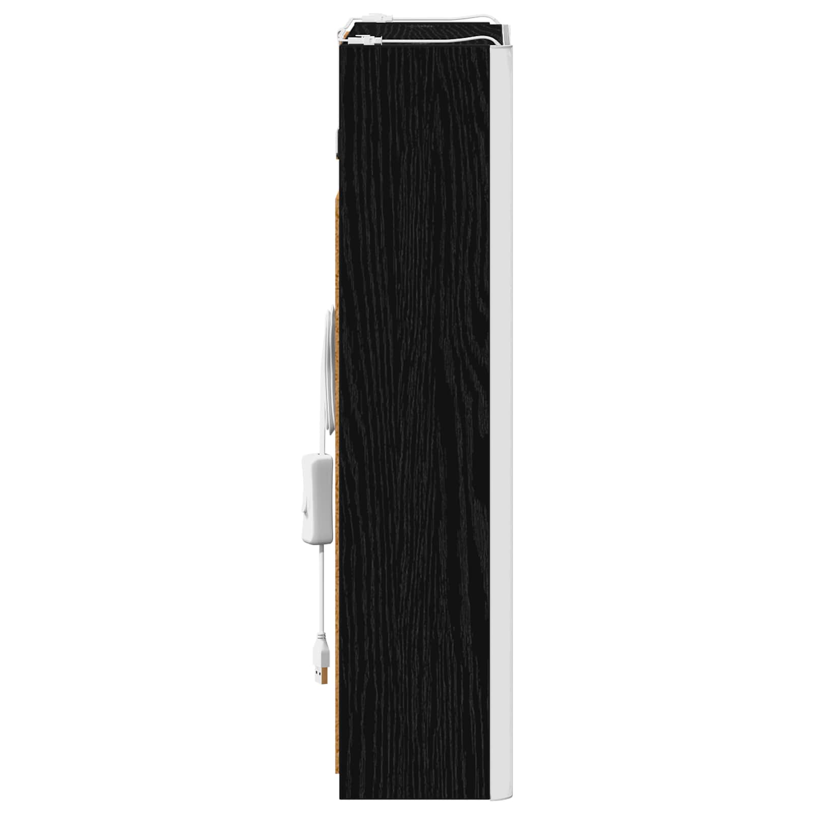 Koupelnová zrcadlová skříň Černý dub 33 x 11,5 x 50 cm - obrázek 8