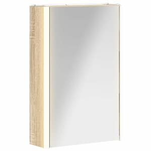 Koupelnová zrcadlová skříň Sonoma dub 33 x 11,5 x 50 cm - obrázek 2