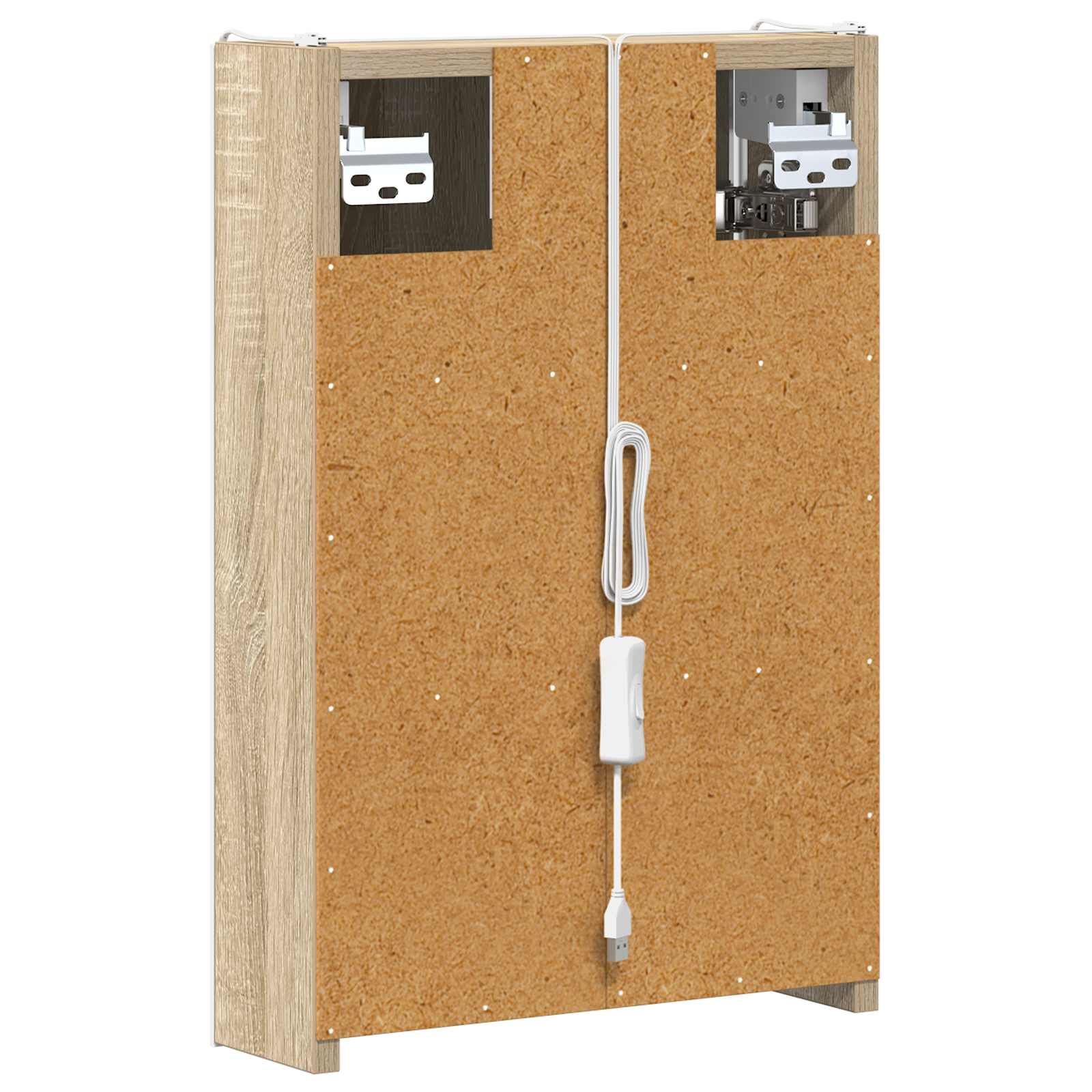 Koupelnová zrcadlová skříň Sonoma dub 33 x 11,5 x 50 cm - obrázek 9