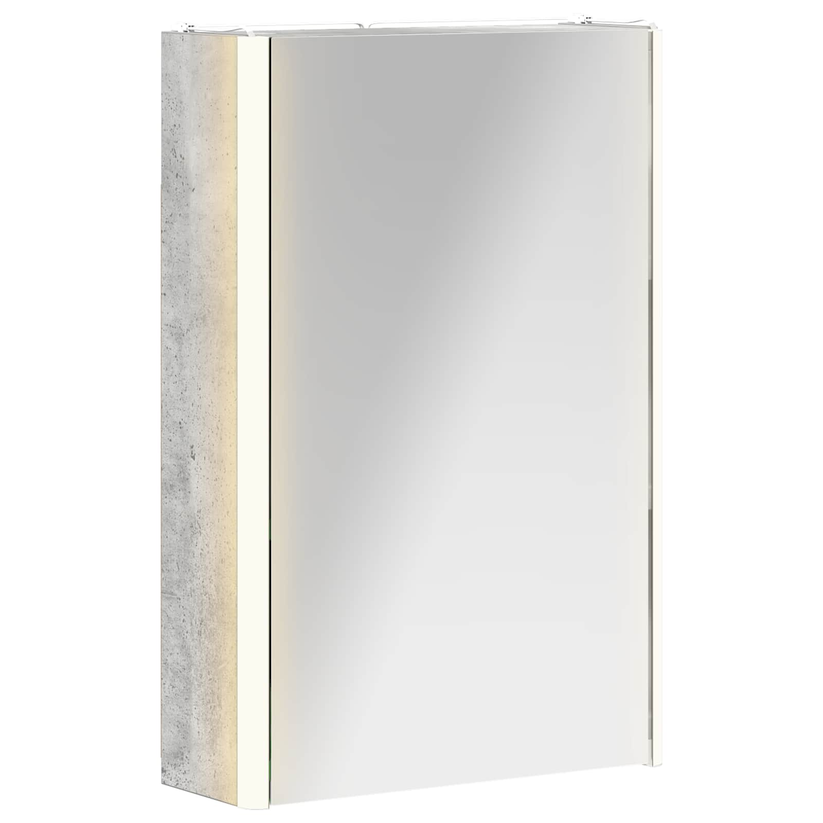 Koupelnová zrcadlová skříň Betonově šedá 33 x 11,5 x 50 cm - obrázek 2
