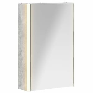 Koupelnová zrcadlová skříň Betonově šedá 33 x 11,5 x 50 cm - obrázek 2
