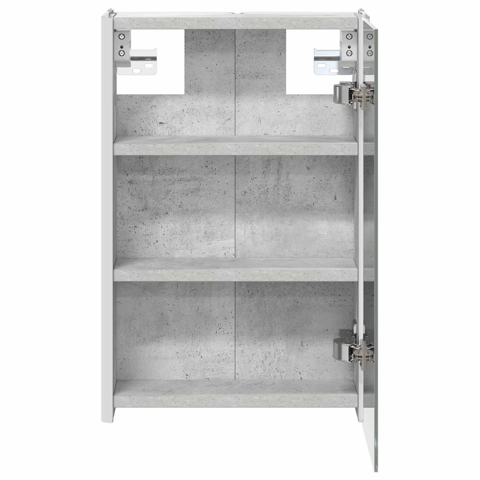Koupelnová zrcadlová skříň Betonově šedá 33 x 11,5 x 50 cm - obrázek 7