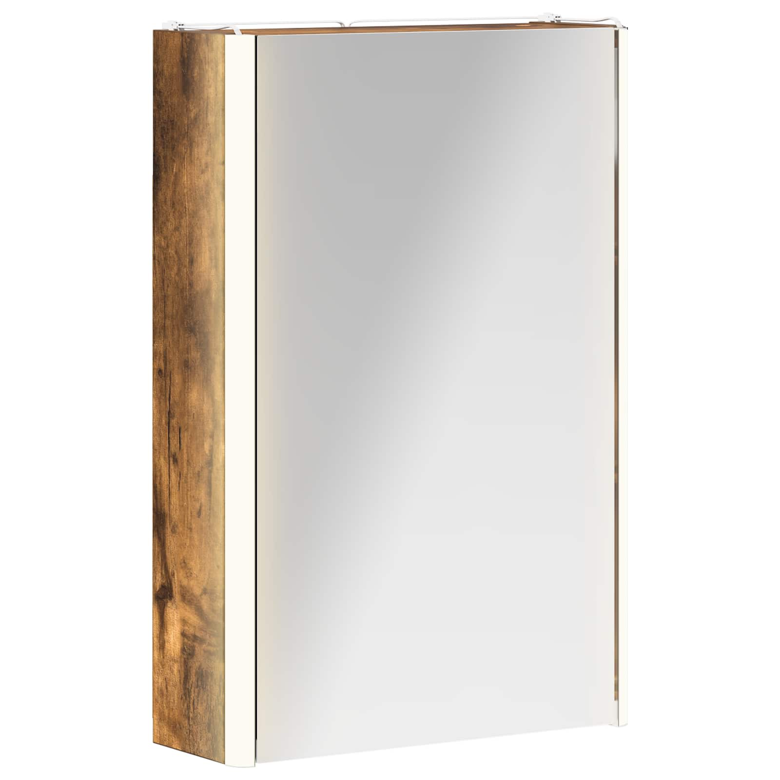 Koupelnová zrcadlová skříň Kouřový dub 33 x 11,5 x 50 cm - obrázek 2