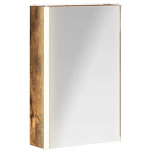 Koupelnová zrcadlová skříň Kouřový dub 33 x 11,5 x 50 cm - obrázek 2