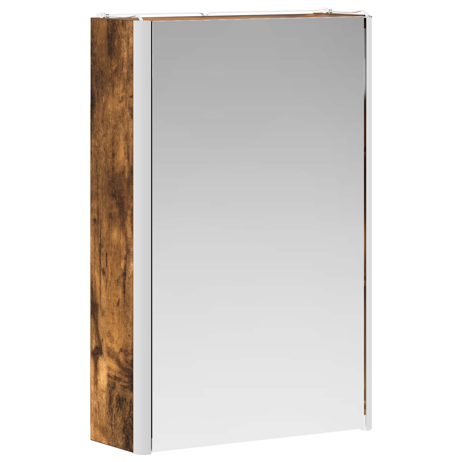 Koupelnová zrcadlová skříň Kouřový dub 33 x 11,5 x 50 cm - obrázek 5