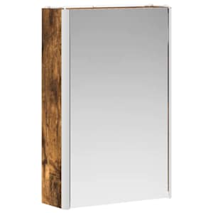Koupelnová zrcadlová skříň Kouřový dub 33 x 11,5 x 50 cm - obrázek 5