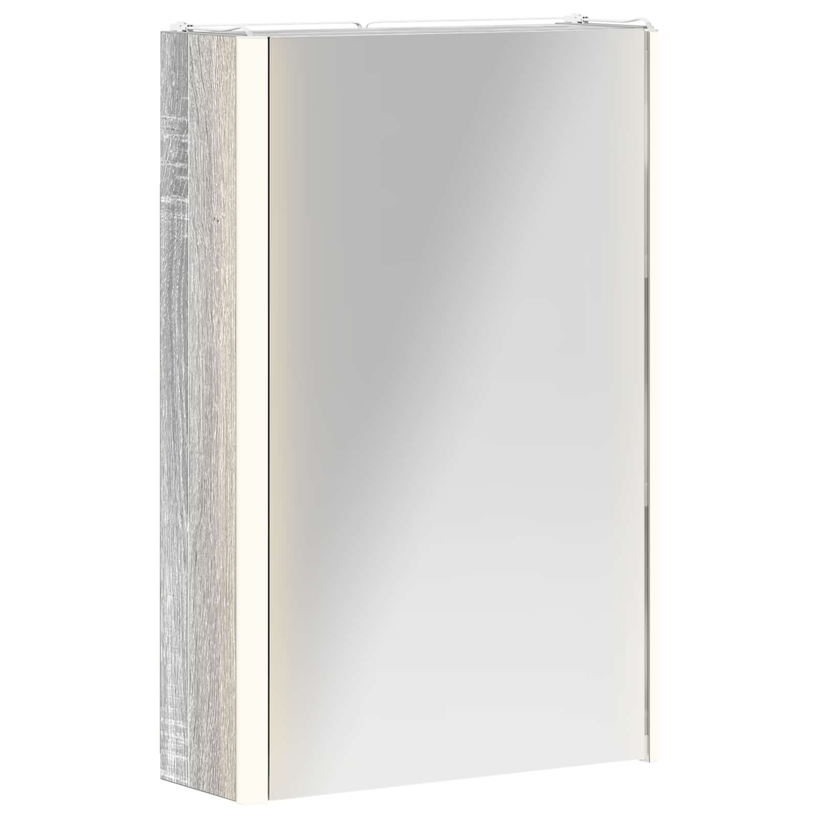 Badkamer spiegelkast Grijs Sonoma 33 x 11,5 x 50 cm - Afbeelding 2