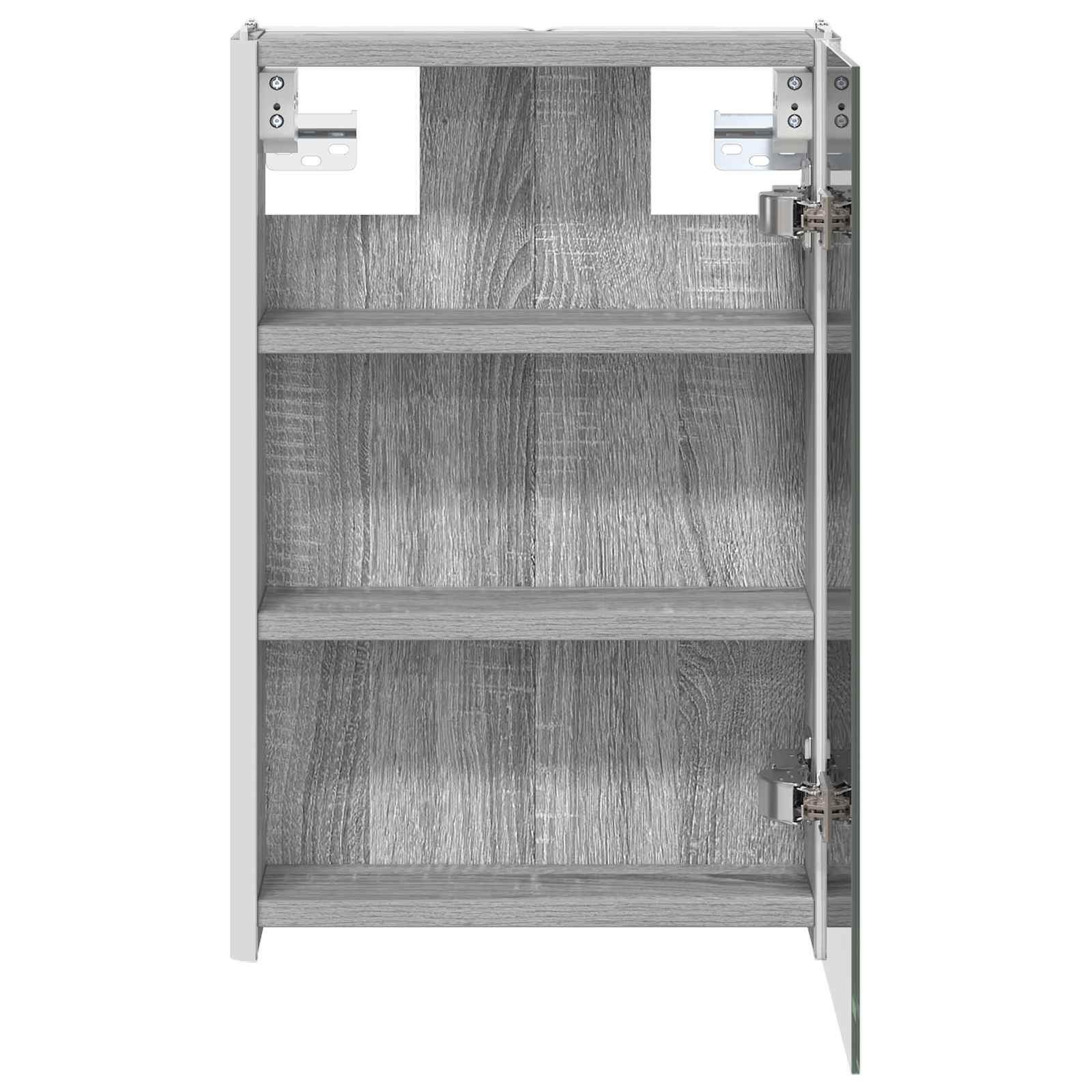 Badkamer spiegelkast Grijs Sonoma 33 x 11,5 x 50 cm - Afbeelding 7
