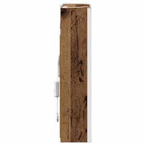 Koupelnová zrcadlová skříň Staré dřevo 33 x 11,5 x 50 cm - obrázek 8