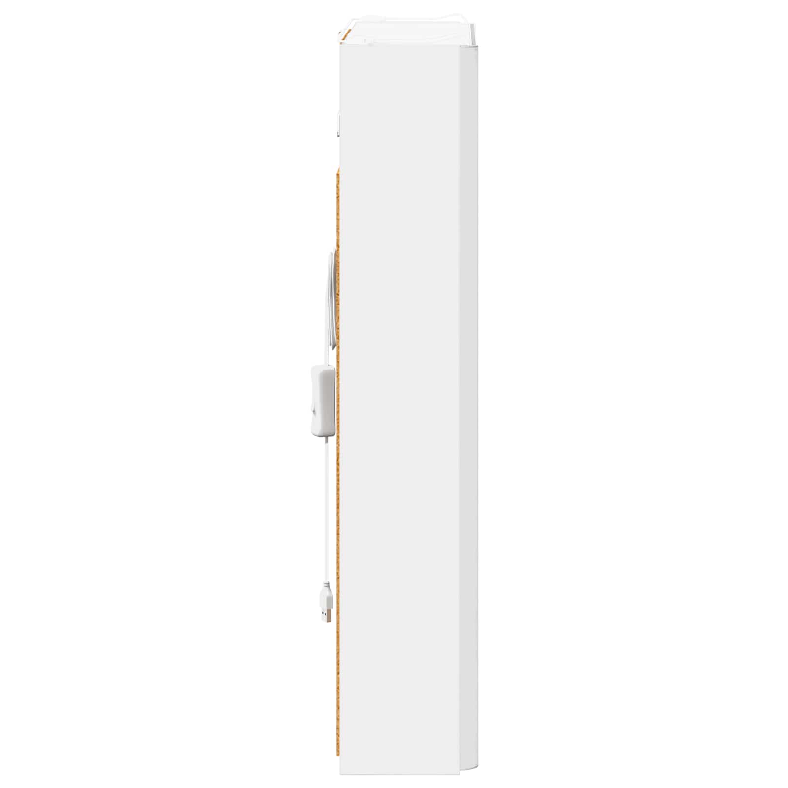 Koupelnová zrcadlová skříň Bílá 43 x 11,5 x 60,5 cm - obrázek 8