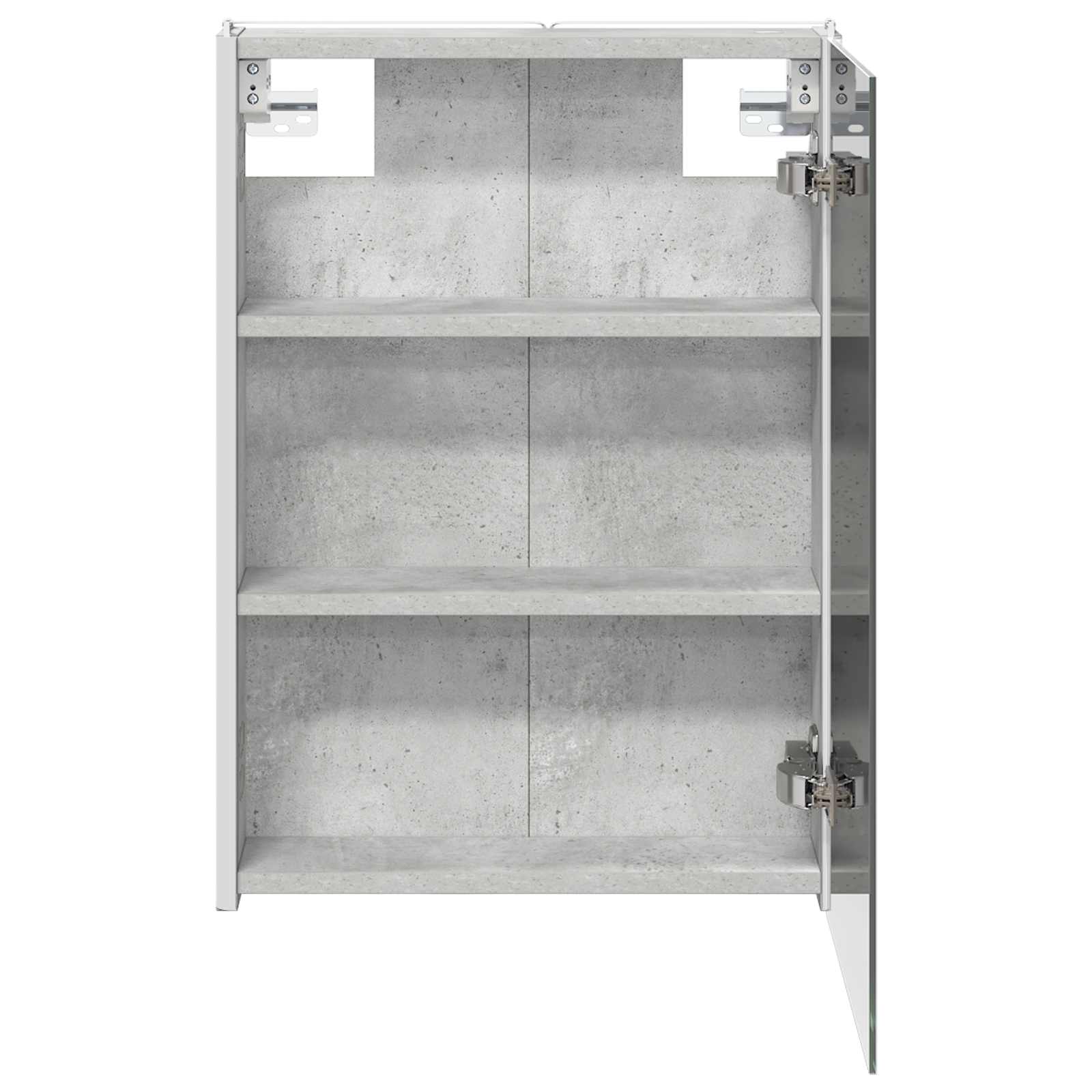 Koupelnová zrcadlová skříň Betonově šedá 43 x 11,5 x 60,5 cm - obrázek 7