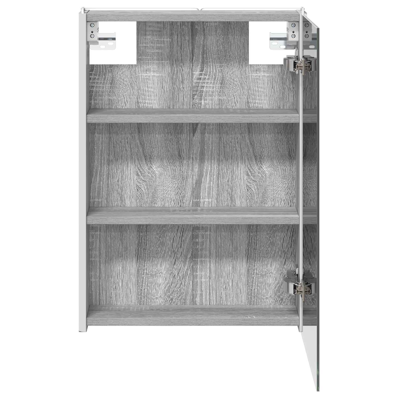 Koupelnová zrcadlová skříň Šedá Sonoma 43 x 11,5 x 60,5 cm - obrázek 7