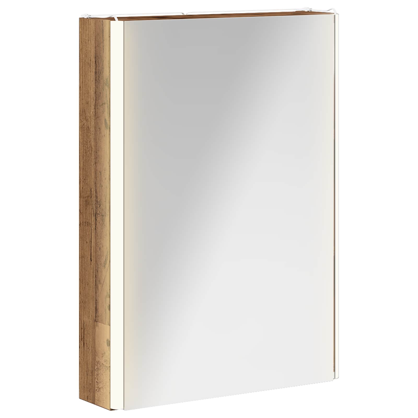Koupelnová zrcadlová skříň Staré dřevo 43 x 11,5 x 60,5 cm - obrázek 2