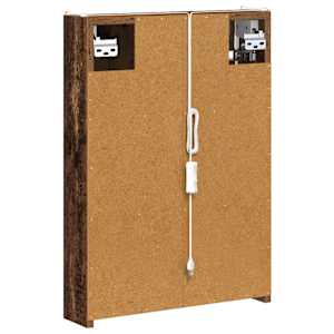 Koupelnová zrcadlová skříň Staré dřevo 43 x 11,5 x 60,5 cm - obrázek 9