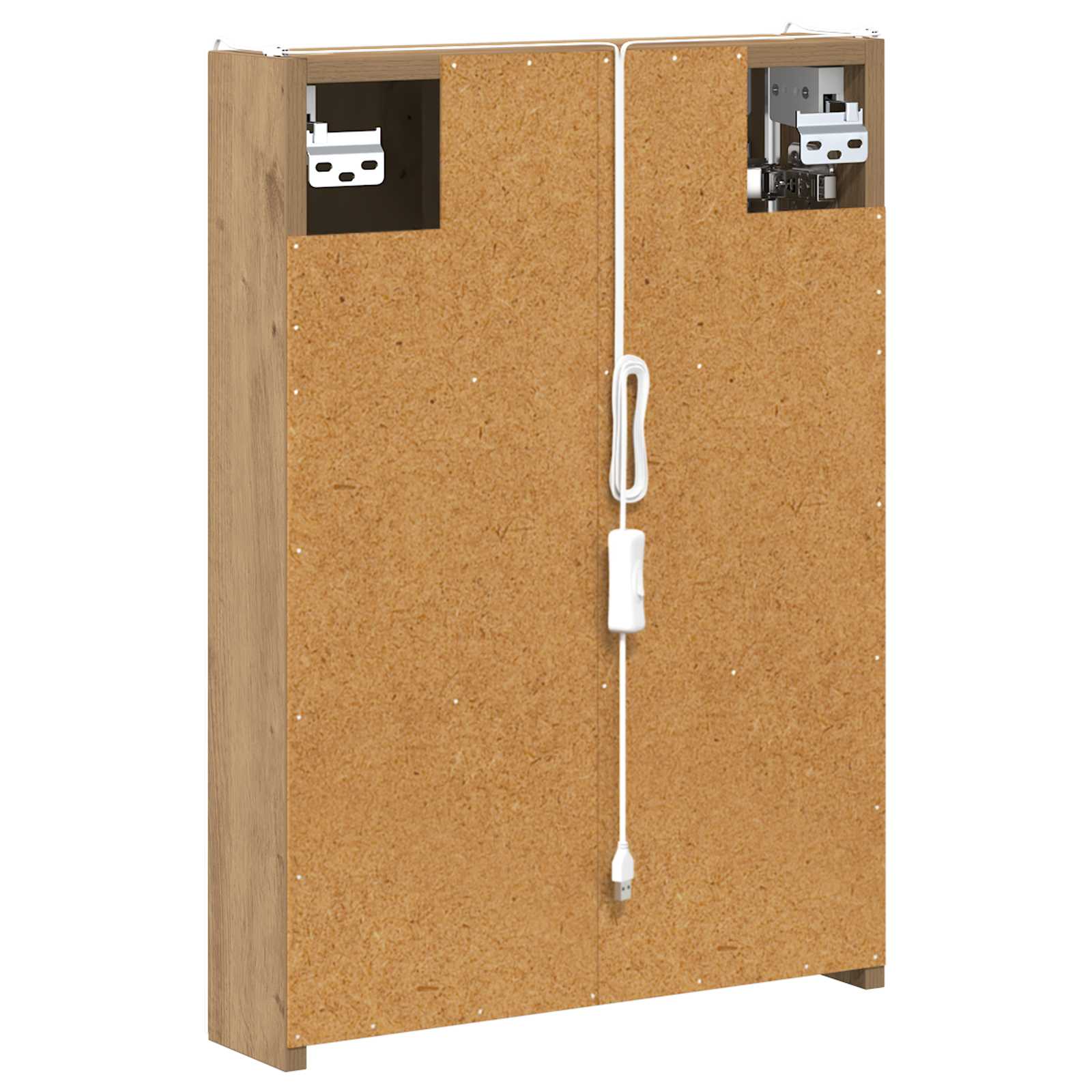 Koupelnová zrcadlová skříň Umělecký dub 43 x 11,5 x 60,5 cm - obrázek 9