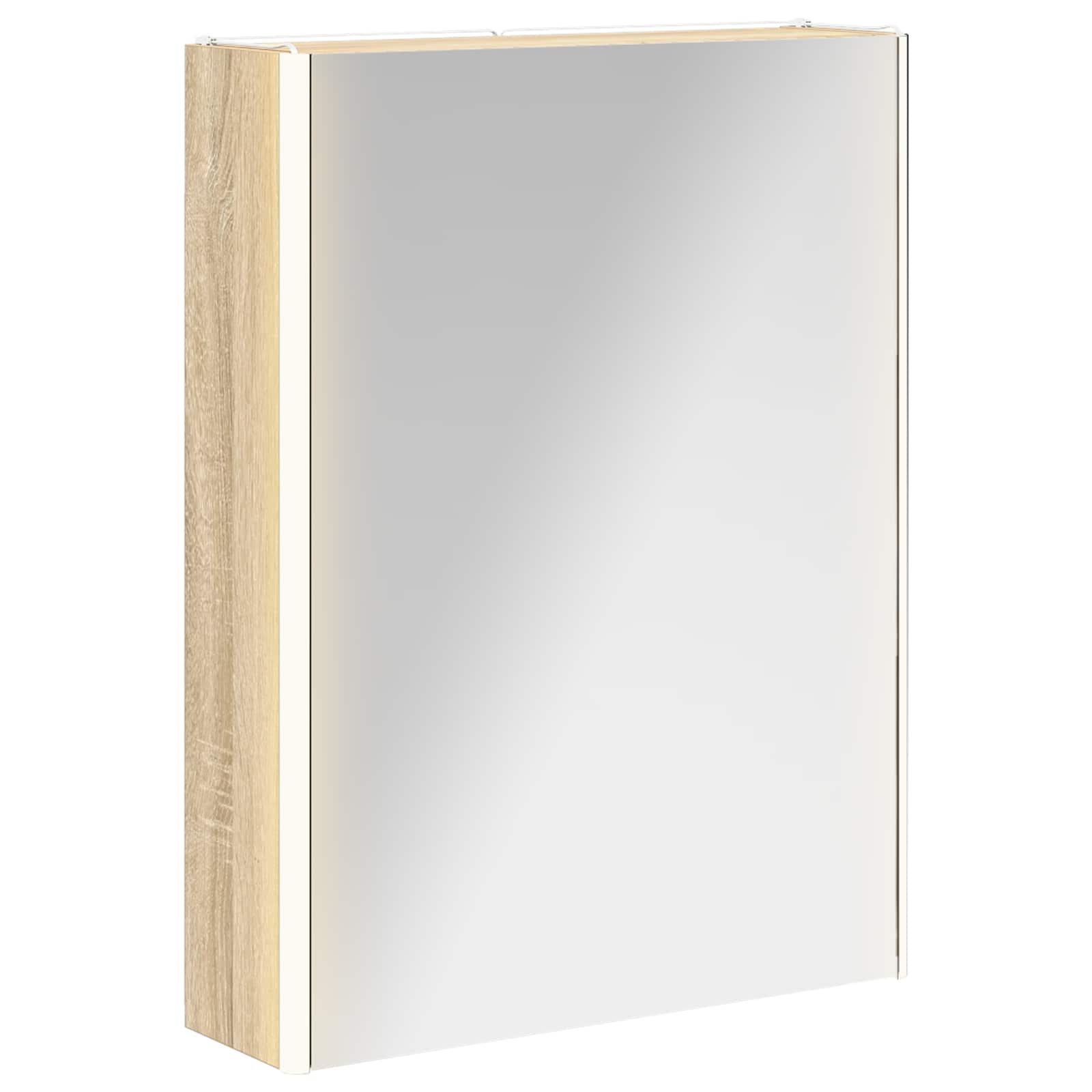 Koupelnová zrcadlová skříň Sonoma dub 53,5 x 15,5 x 70 cm - obrázek 2