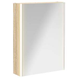 Koupelnová zrcadlová skříň Sonoma dub 53,5 x 15,5 x 70 cm - obrázek 2